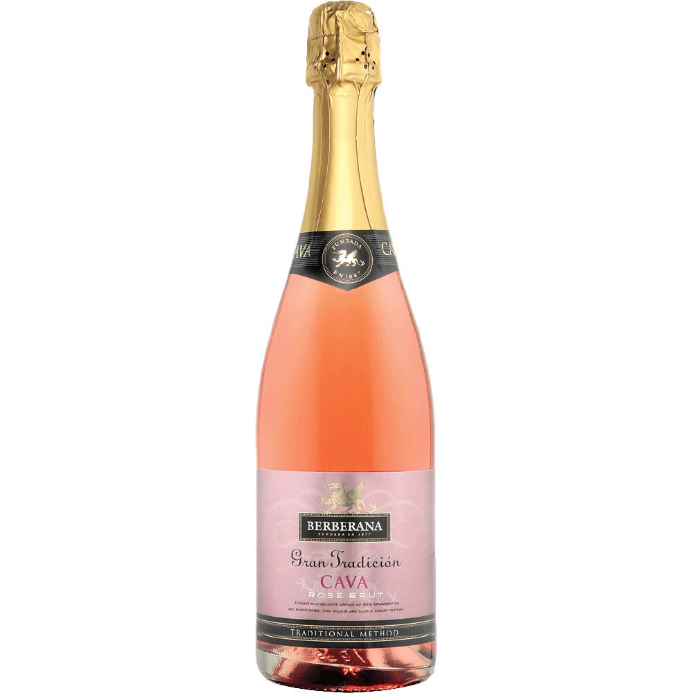 slide 1 of 1, Berberana Gran Trad Brut Rose Cava, 750 ml