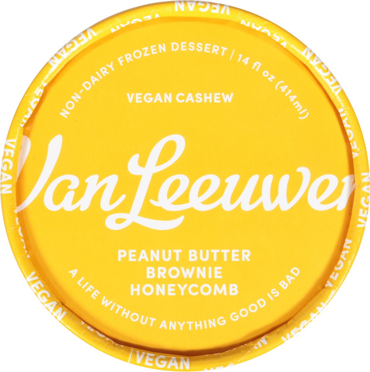 slide 8 of 9, Van Leeuwen Vegan Non-Dairy Peanut Butter Brownie Honeycomb Frozen Dessert 14 fl oz, 14 fl oz