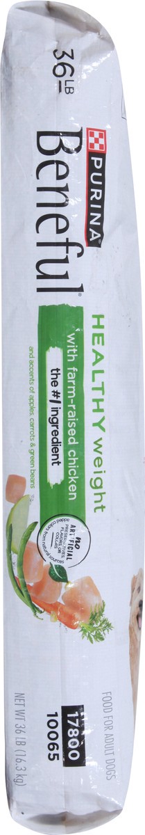 slide 4 of 7, Beneful Purina Beneful Healthy Weight With Farm-Raised Chicken Natural Dog Food Dry Formula With Added Vitamins, Minerals and Nutrients, 36 lb