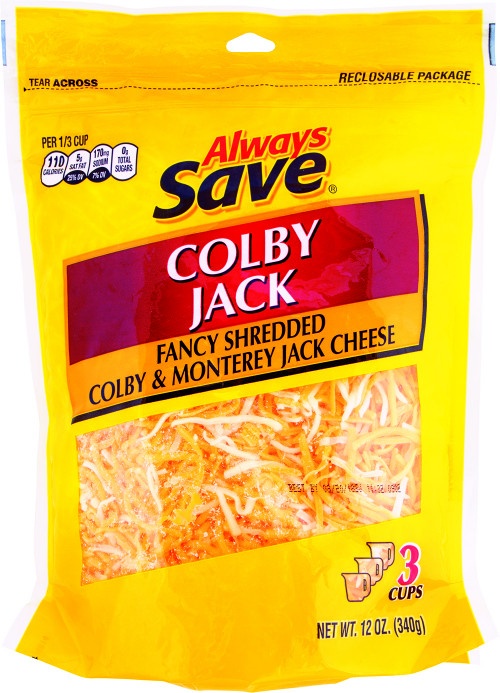 slide 1 of 1, Always Save Fancy Shredded Colby Jack Cheese, 12 oz