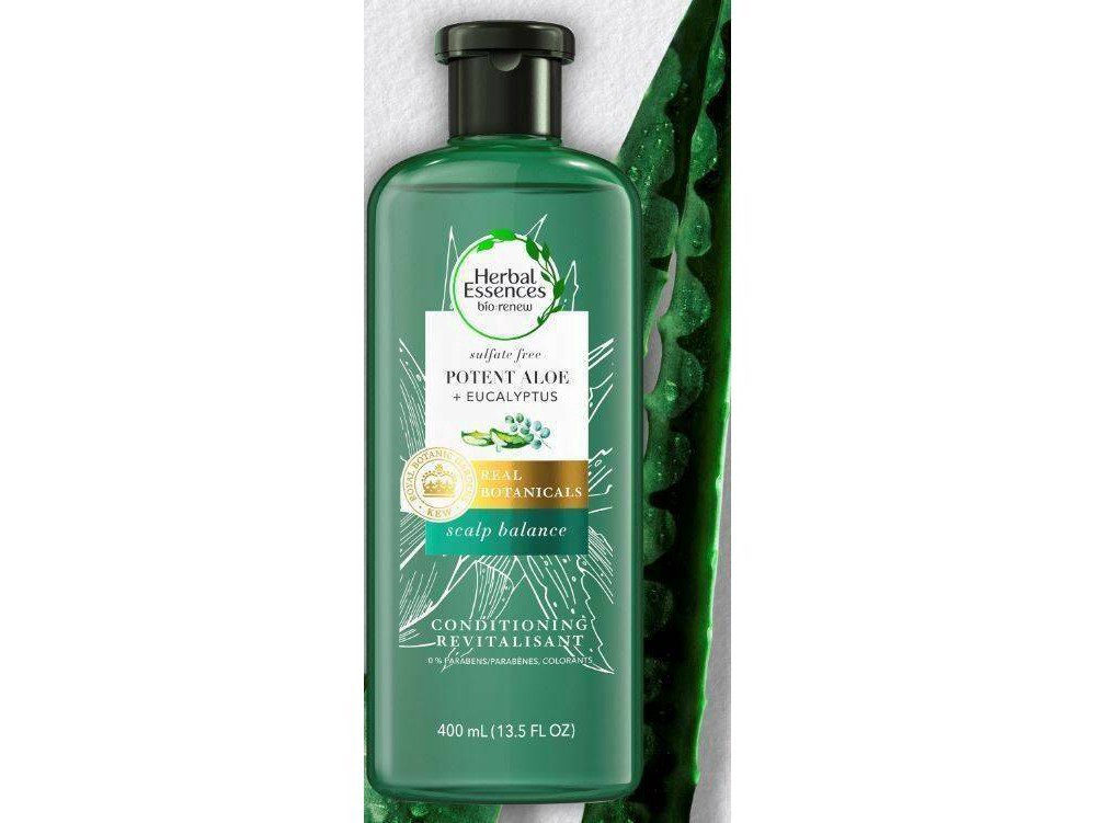 slide 8 of 11, Herbal Essences Eucalyptus Sulfate Free Conditioner, Scalp Balance, 13.5 fl oz, with Certified Camellia Oil and Aloe Vera, For All Hair Types, Especially Dry Scalp, 13.5 fl oz