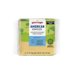 Giant Eagle Singles American Pasteurized Cheese Product