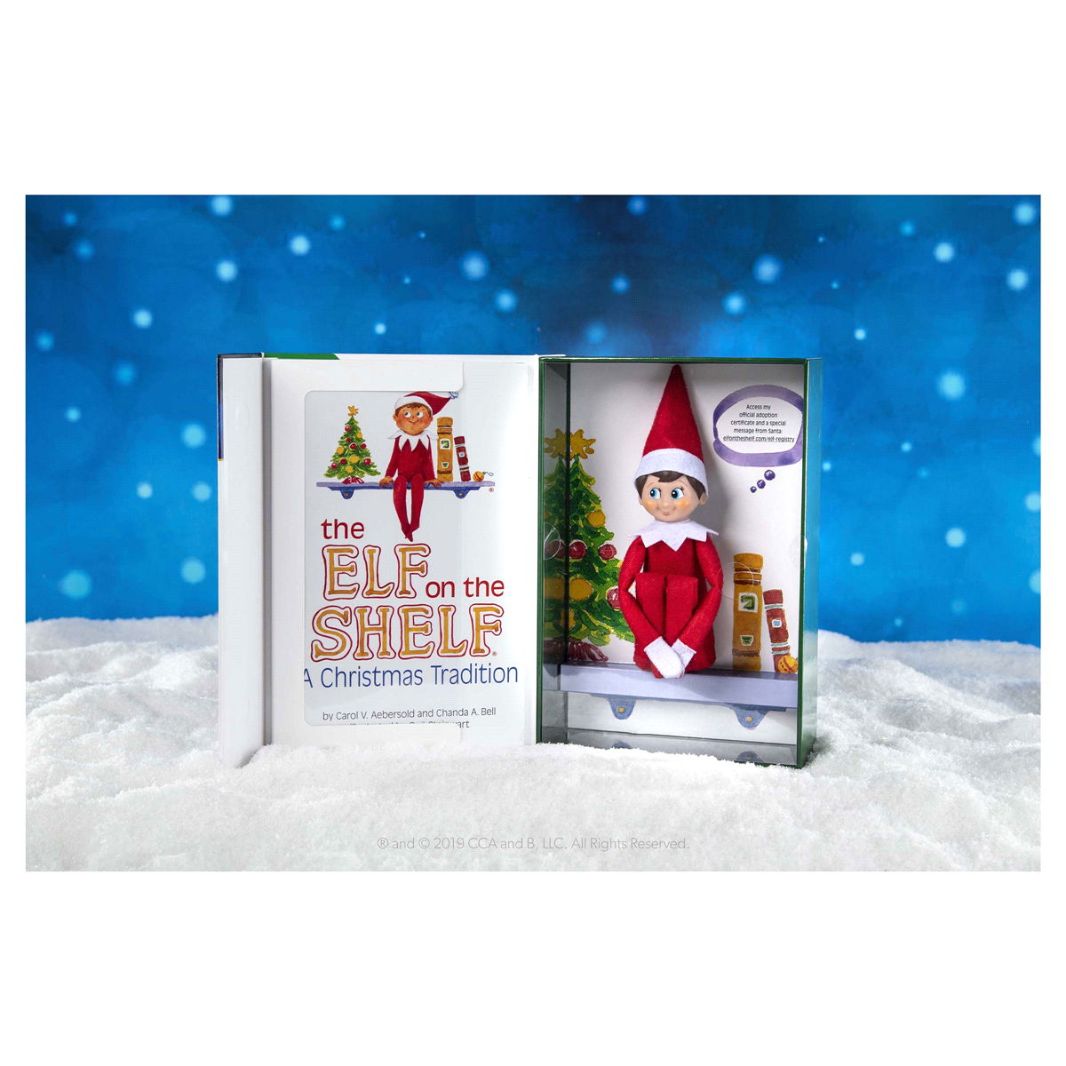 slide 7 of 9, The Elf on the Shelf Boy Storybook & Scout Elf 2 Pieces, 2 ct
