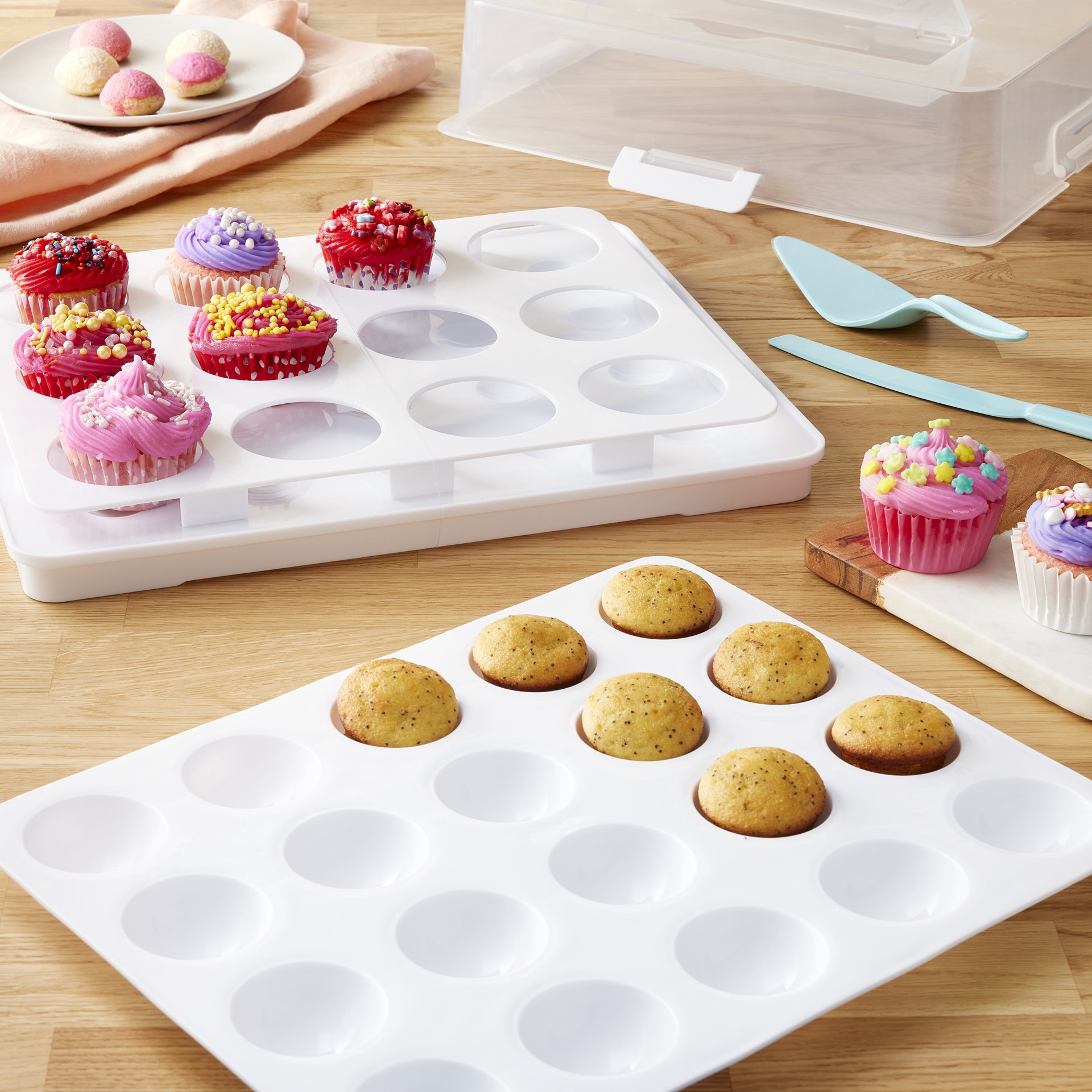 slide 2 of 3, 3-In-1 Treat Carrier By Celebrate It, 16.2 in x 12.2 in x 4.14 in