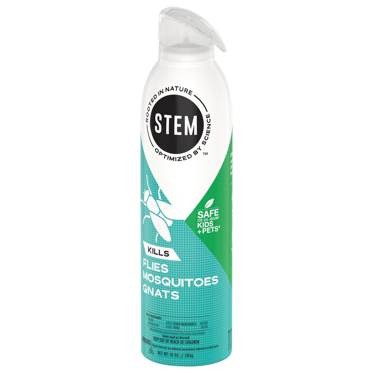 slide 5 of 5, STEM Kills Flies, Mosquitoes & Gnats, Plant-based Active Ingredient Insect Killer, 10 oz, 10 oz