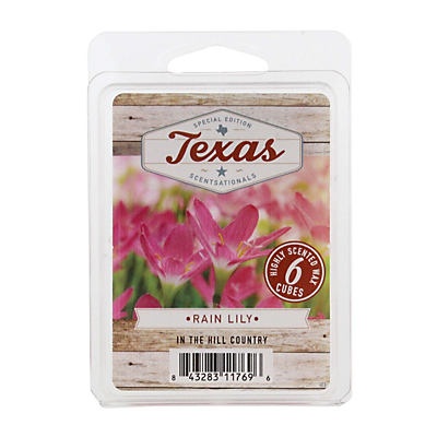 slide 1 of 1, ScentSationals Texas Edition Rain Lily Scented Wax Cubes, 6 ct