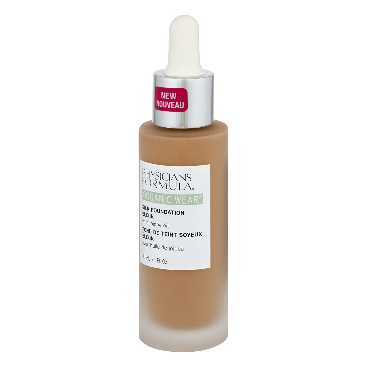 slide 5 of 9, Physicians Formula Organic Wear Silk Foundation Elixir Tan, 30 ml