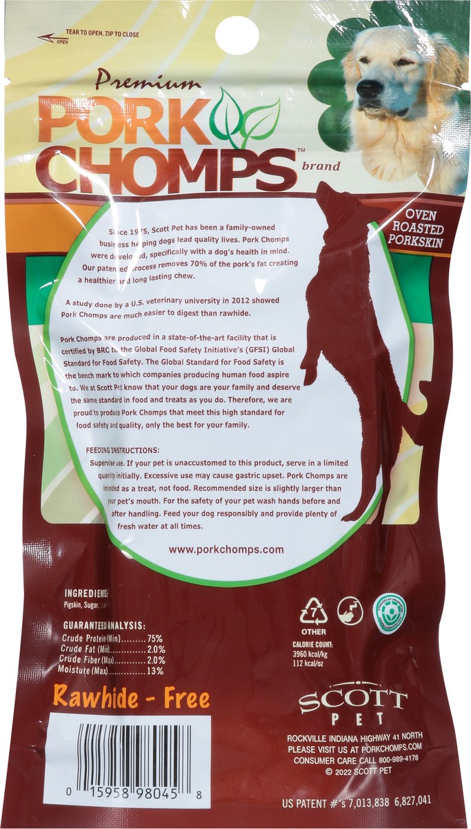 slide 8 of 16, Pork Chomps Rawhide-Free Premium Roasted Dog Treats 2 ea, 2 ct