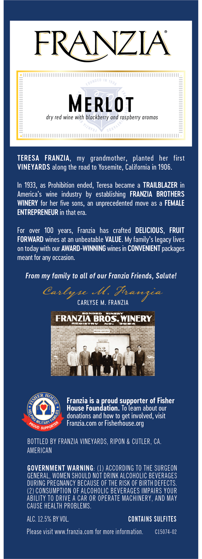 slide 4 of 4, Franzia Merlot, Red Wine, American, 1 ct, 3L Box, 3 liter