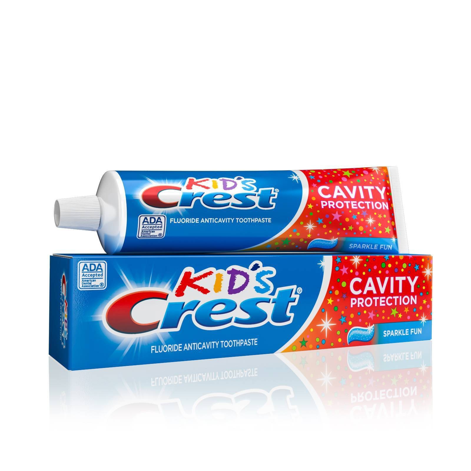 slide 1 of 4, Crest Kids Cavity Protection Sparkle Fun Toothpaste, 4.6 oz