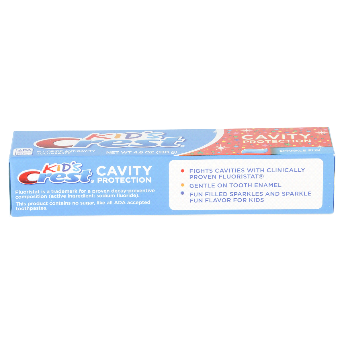 slide 4 of 4, Crest Kids Cavity Protection Sparkle Fun Toothpaste, 4.6 oz