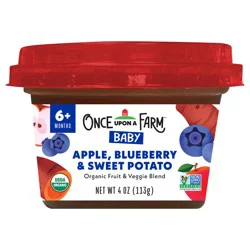 Once Upon a Farm Apple, Blueberry and Sweet Potato, 4.0oz