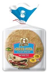 Papa Pita White Greek Pita Flat Bread 16.8 oz Bag