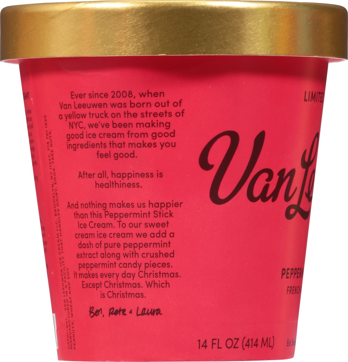slide 2 of 13, Van Leeuwen French Peppermint Stick Ice Cream 14 fl oz, 14 fl oz
