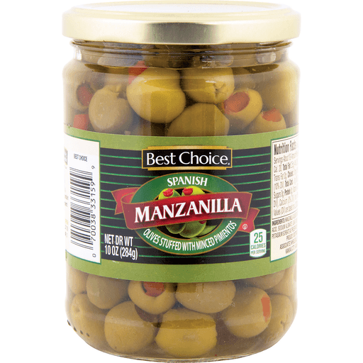 slide 1 of 1, Best Choice Manzanilla Olives, 10 oz