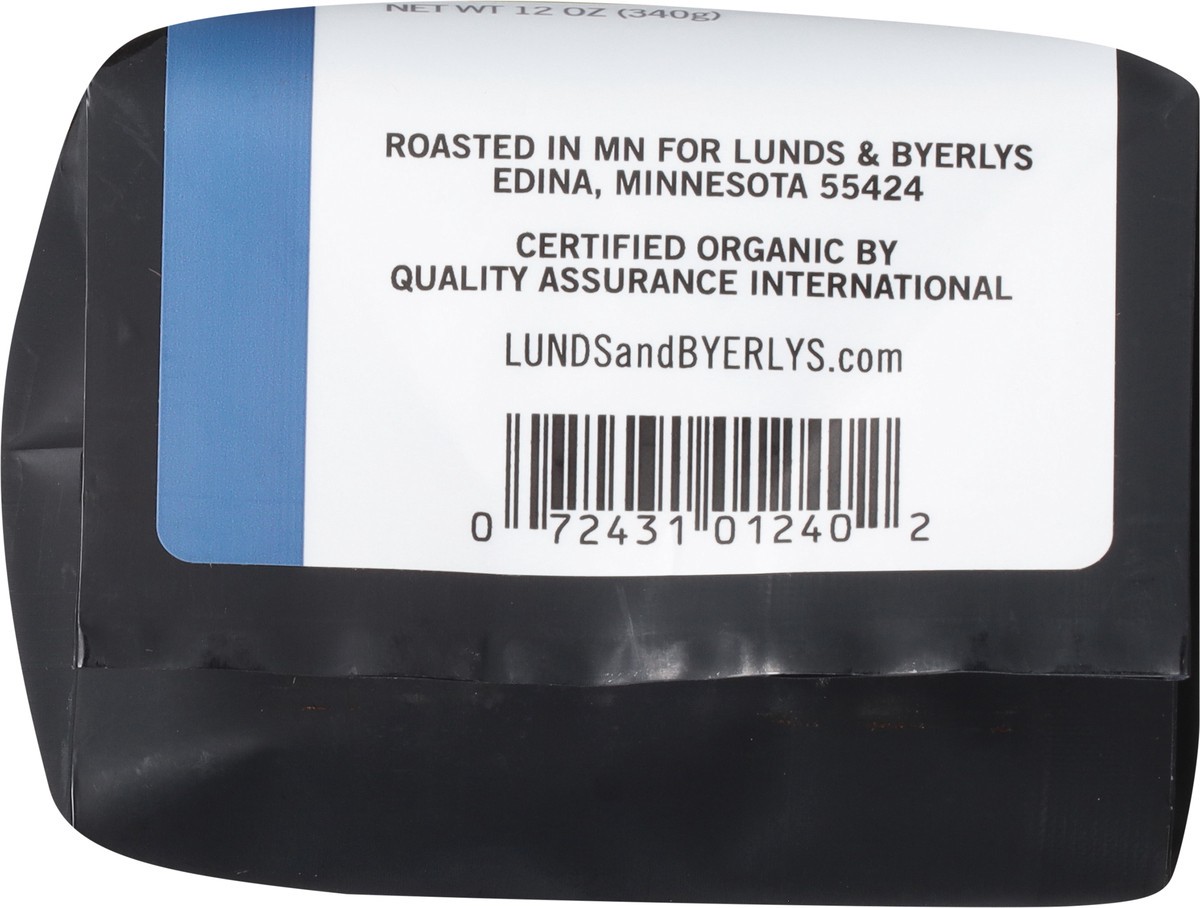 slide 5 of 9, Lunds & Byerlys Organic Decaf Dark Roast Whole Bean Great Lakes Blend Coffee 12 oz, 12 oz