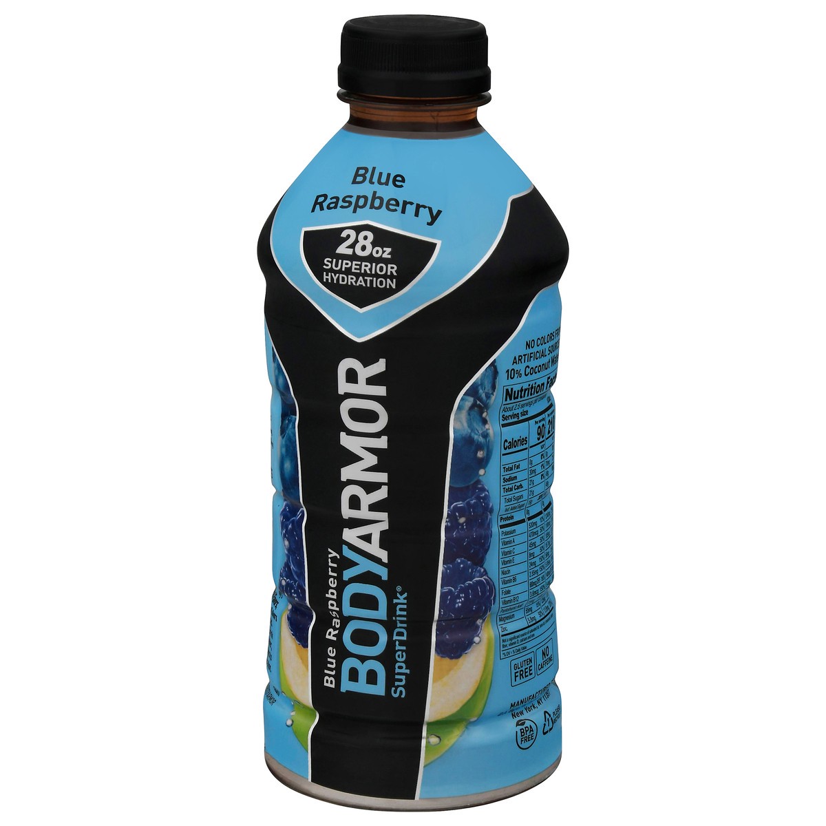 slide 3 of 14, BODYARMOR Blue Raspberry Super Drink - 28 fl oz, 28 fl oz