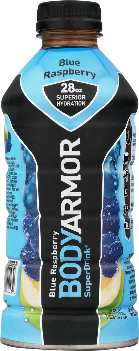 slide 9 of 14, BODYARMOR Blue Raspberry Super Drink - 28 fl oz, 28 fl oz