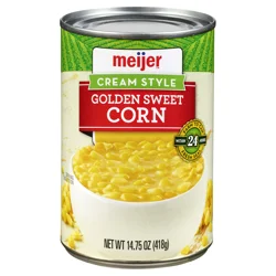 Meijer Cream Style Golden Sweet Corn, 14.75