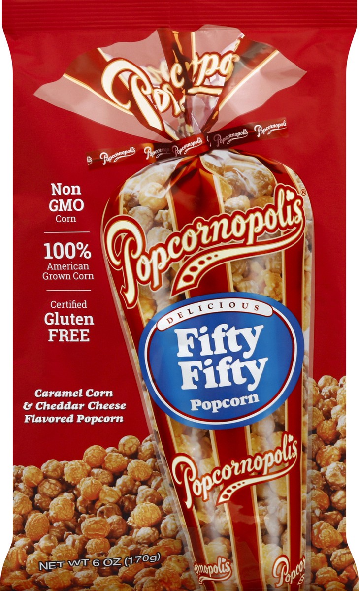 slide 1 of 6, Popcornopolis Popcorn 6 oz, 1 ct