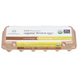Lunds & Byerlys Organic Brown Extra Large Eggs 12 Each