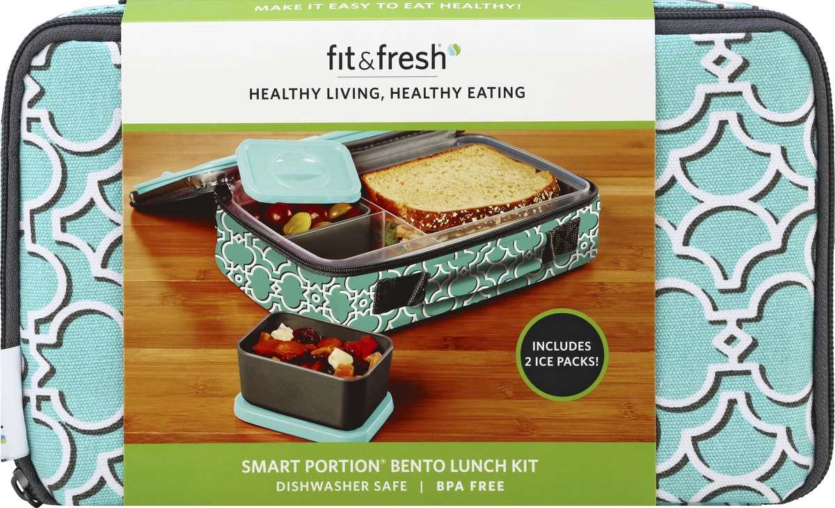 slide 4 of 4, Fit & Fresh Smart Portion Bento Lunch Kit, 1 ct