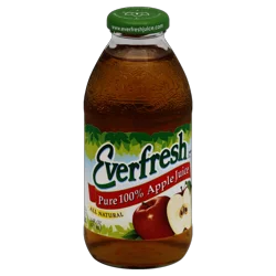 Everfresh Pure 100% Apple Juice Glass Bottle - 16 fl oz