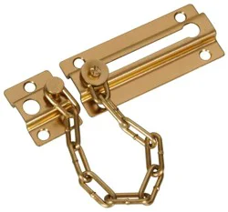 Hillman Door Chain - Brass