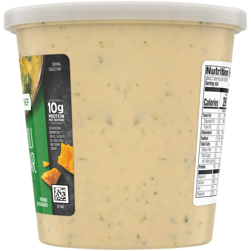 slide 3 of 3, Home Chef Broccoli Cheddar Soup, 24 oz