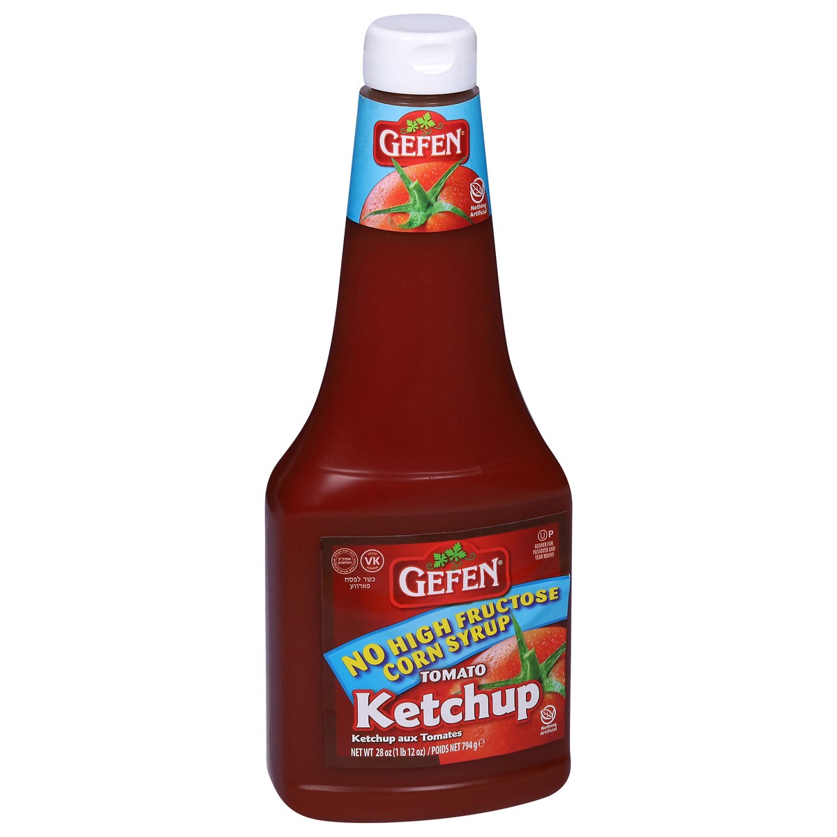 slide 8 of 9, Gefen Tomato Ketchup, 28 oz