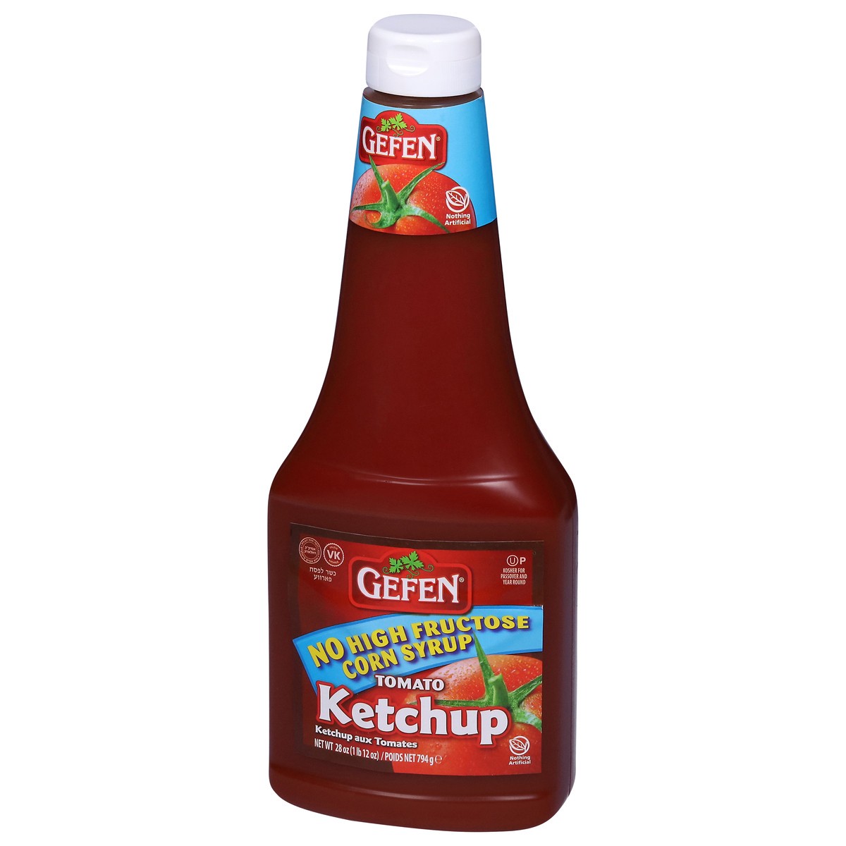 slide 9 of 9, Gefen Tomato Ketchup, 28 oz