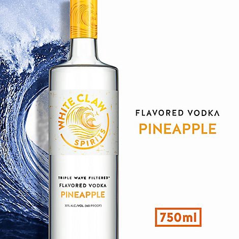 slide 1 of 1, White Claw Pineapple Vodka Pineapple - 750 Ml, 750 ml