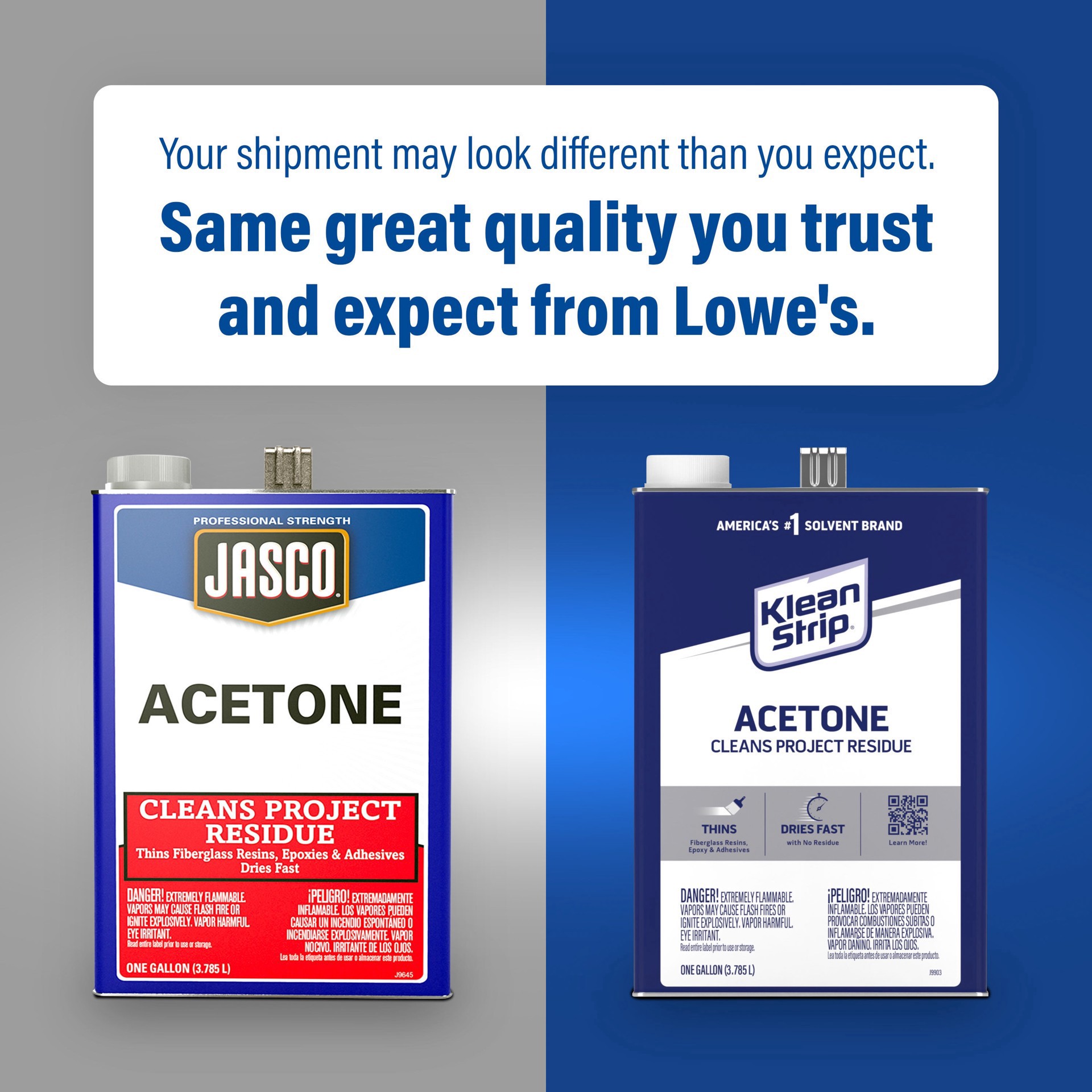 slide 5 of 5, Klean Strip Acetone Paint Thinner, 1 gal