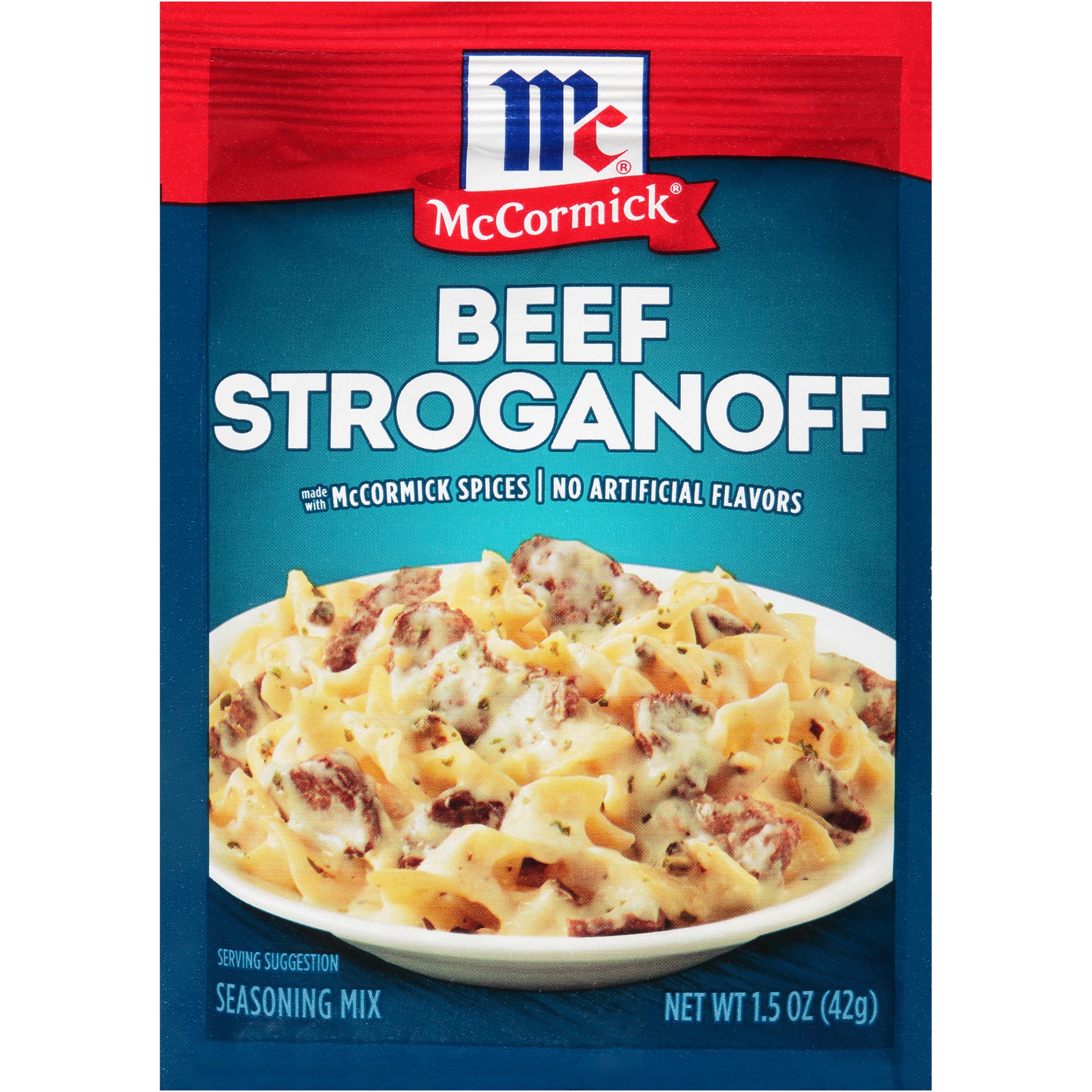 slide 1 of 5, McCormick Beef Stroganoff Sauce Mix, 1.5 oz