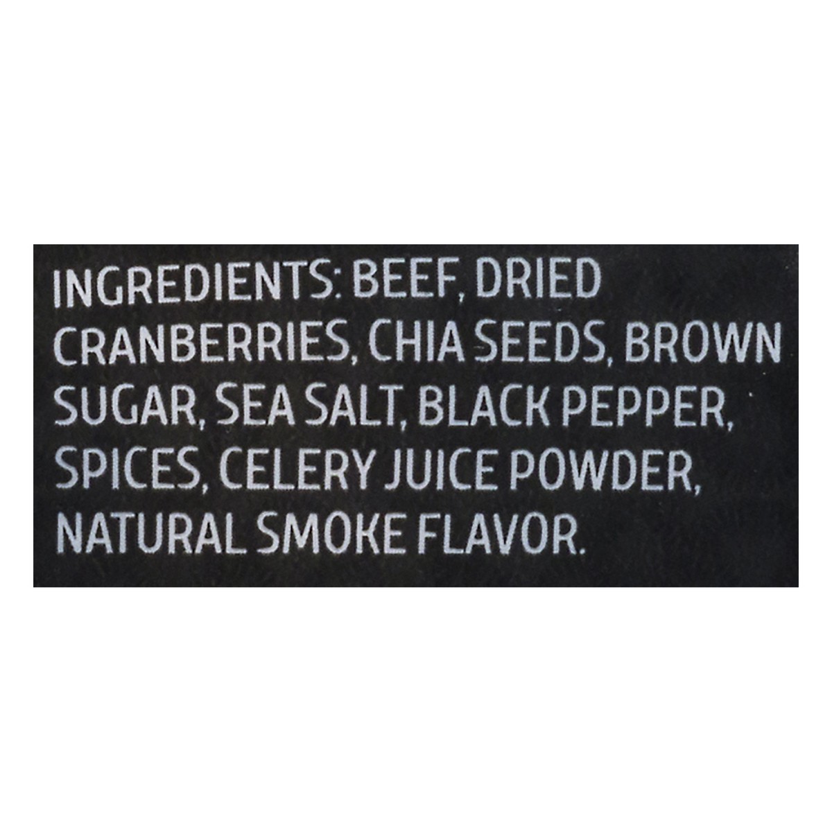 slide 2 of 2, Aufschnitt Beef Bar with Fruit and Chia Seeds Cranberry, 1 ct