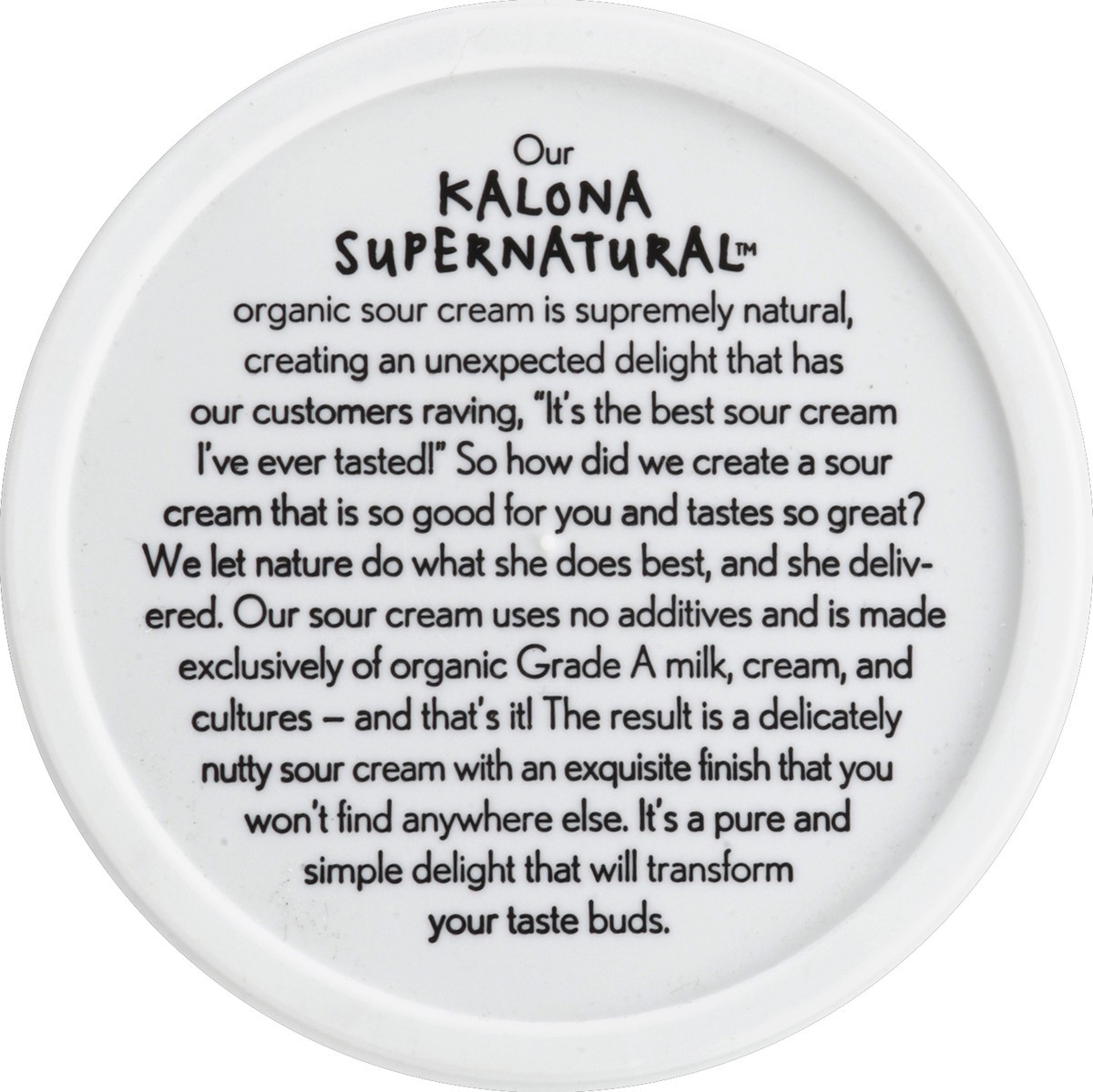slide 3 of 3, Kalona Supernatural Sour Cream, 16 oz