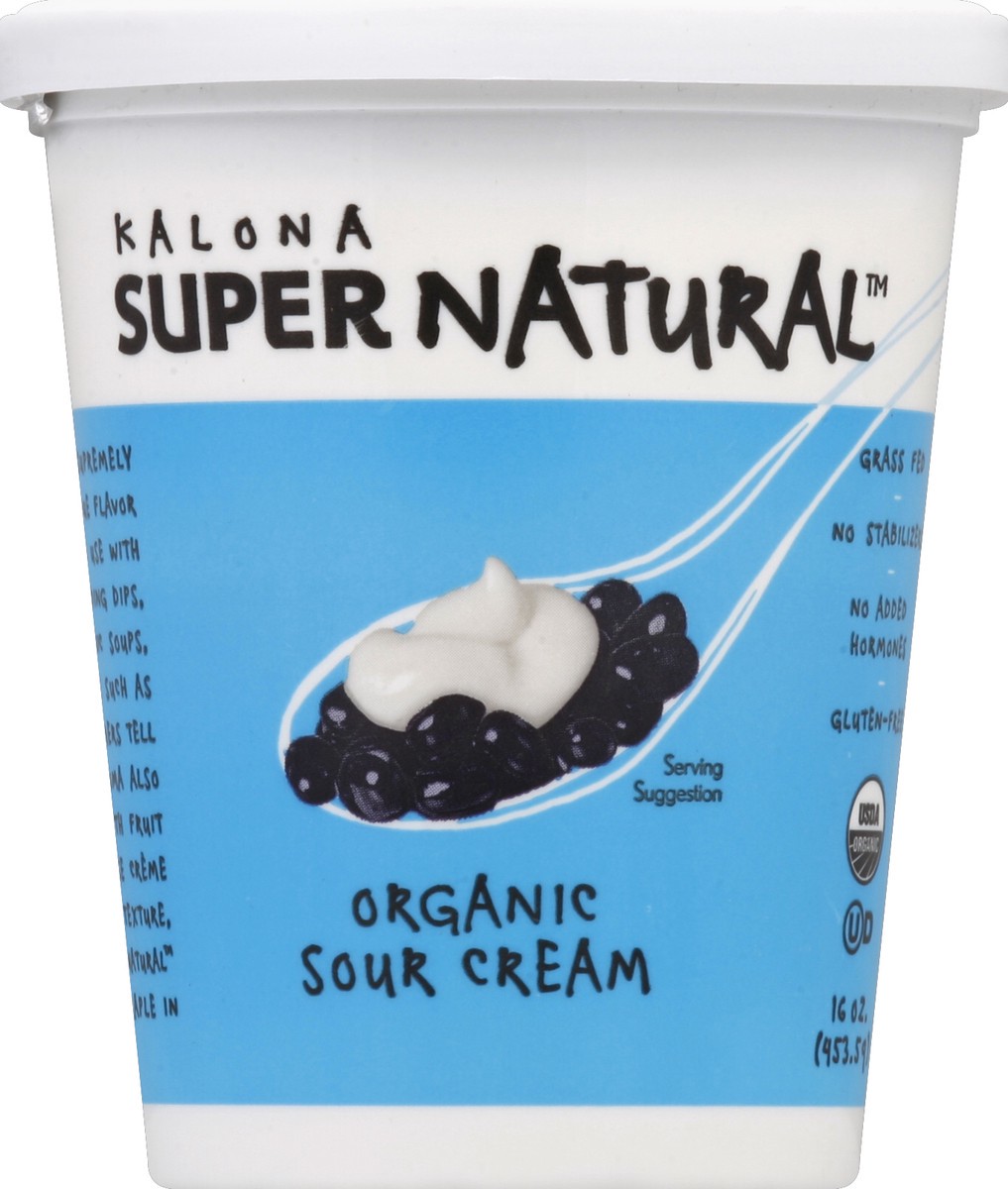 slide 2 of 3, Kalona Supernatural Sour Cream, 16 oz