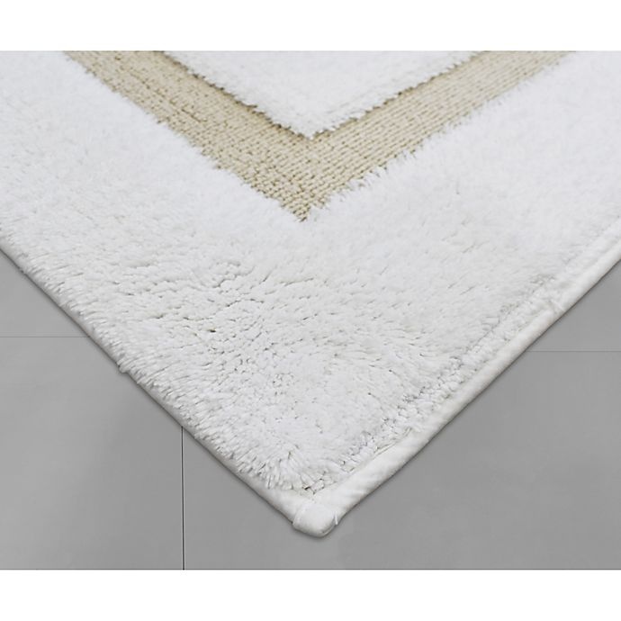 slide 3 of 4, Wamsutta Pinnacle Bath Rug - Canvas'', 17 in x 24 in