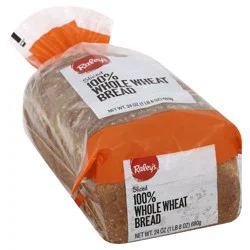 Raley's 100% Whole Wheat Bread 24 oz