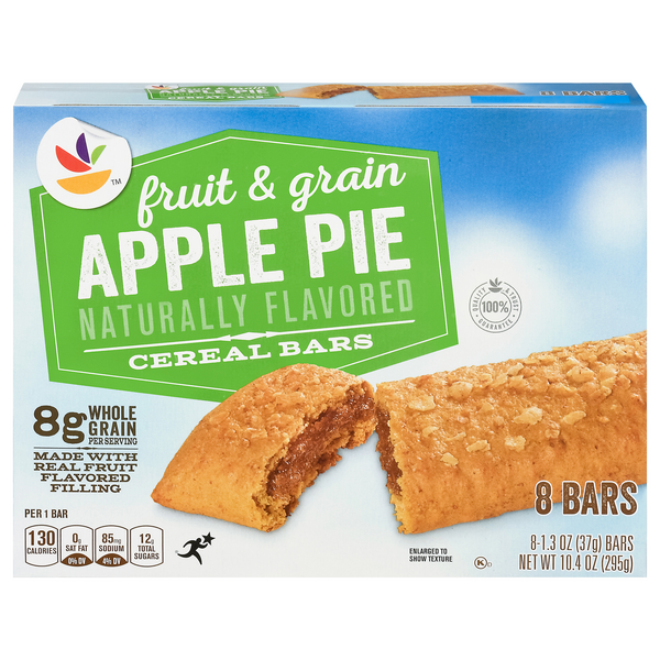 slide 1 of 1, GIANT Fruit & Grain Cereal Bars Apple Pie - 8 ct, 8 ct; 10.4 oz