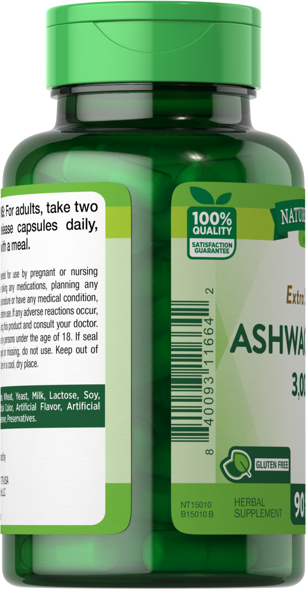 slide 6 of 10, Nature's Truth Nature’s Truth Ashwagandha 3000mg 90 Capsules, 90 ct