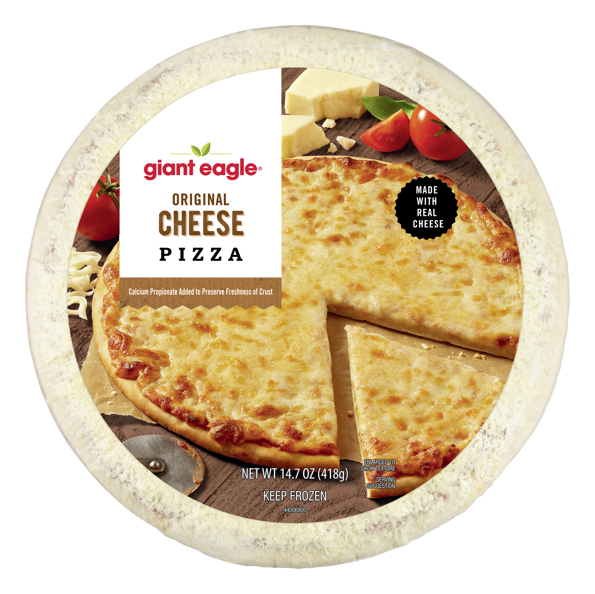slide 1 of 1, Ge Value Cheese Pizza, 14.74 oz