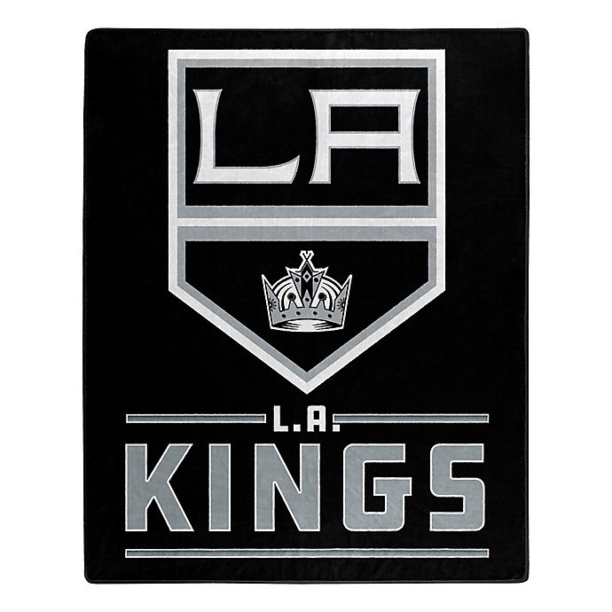 slide 1 of 1, NHL Los Angeles Kings Super-Plush Raschel Throw Blanket, 1 ct