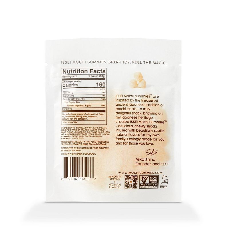 slide 3 of 4, Issei Mochi Gummies Issei Mango Mochi Gummies - 1.76oz, 1.76 oz
