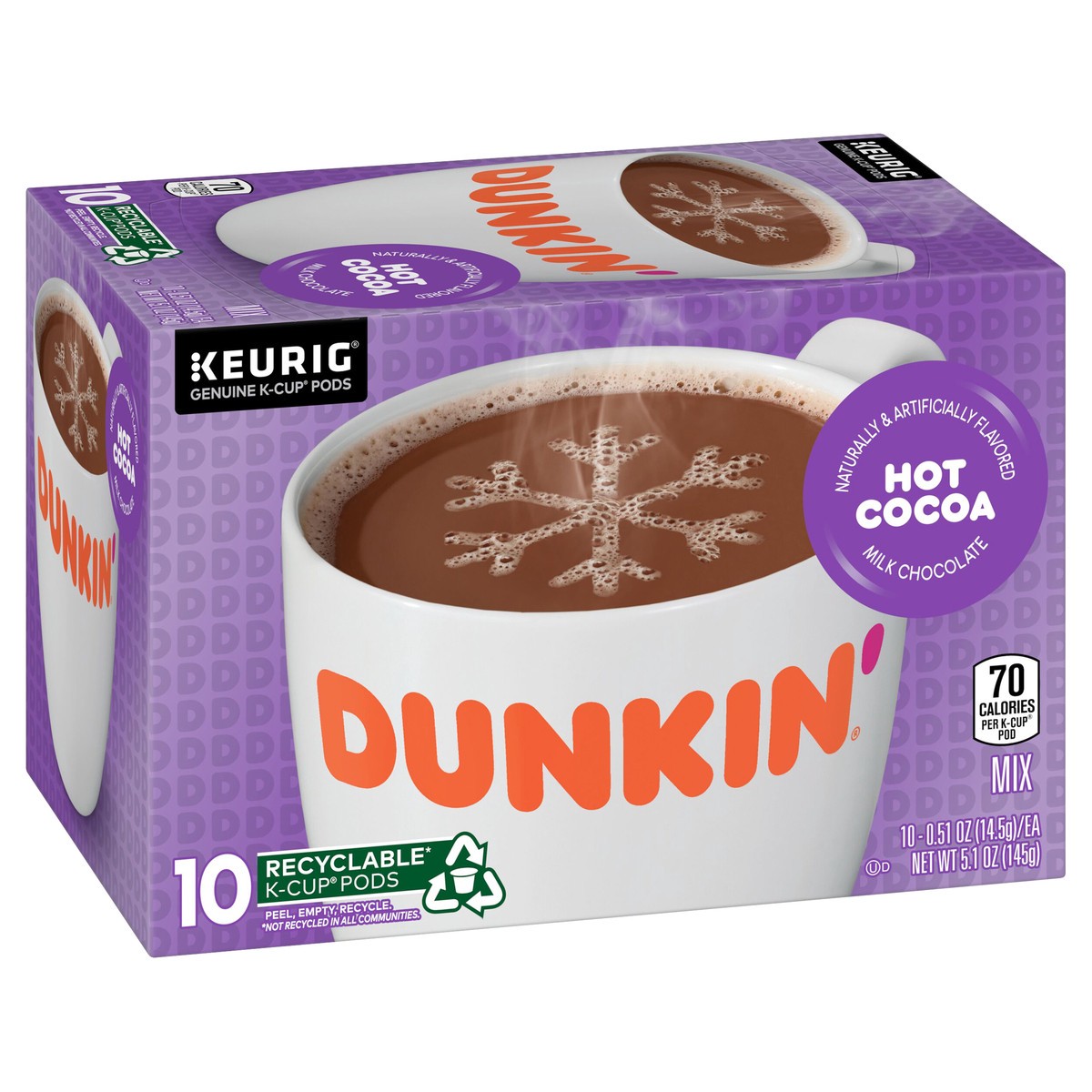 slide 1 of 21, Dunkin' Hot Cocoa - 10 ct, 10 ct