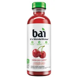 Bai Flavored Water, Zambia Bing Cherry, Antioxidant Infused Beverage, 18 Fluid Ounce Bottle