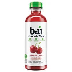 Bai Flavored Water, Zambia Bing Cherry, Antioxidant Infused Beverage, 18 Fluid Ounce Bottle