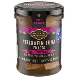 Private Selection Yellowfin Tuna Fillets With Oregano In Extra Virgin Olive Oil