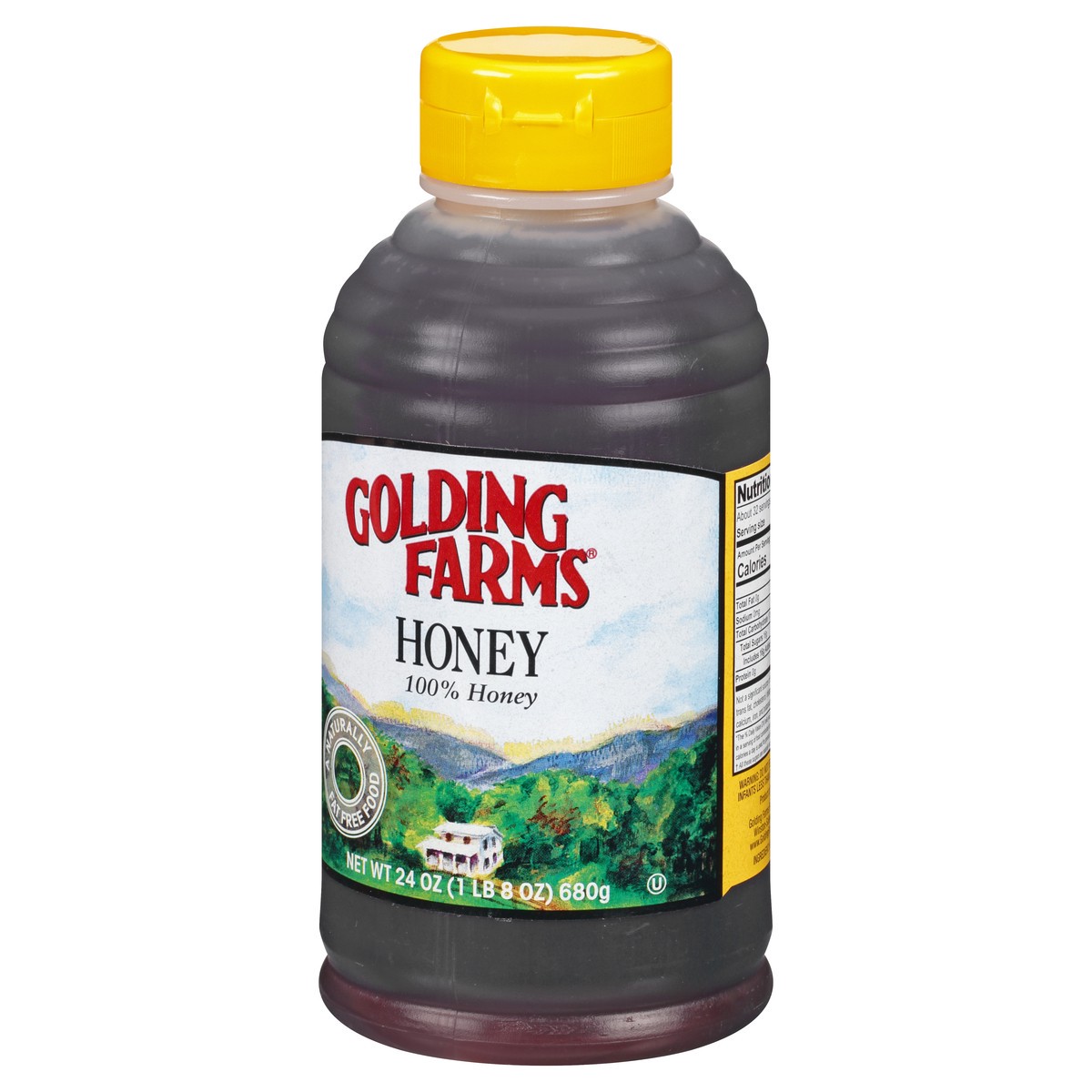 slide 4 of 10, Golding Farms 100% Honey, 24 oz