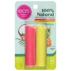 eos Smooth Coconut Milk/Pineapple Passionfruit Lip Balm 2 ea